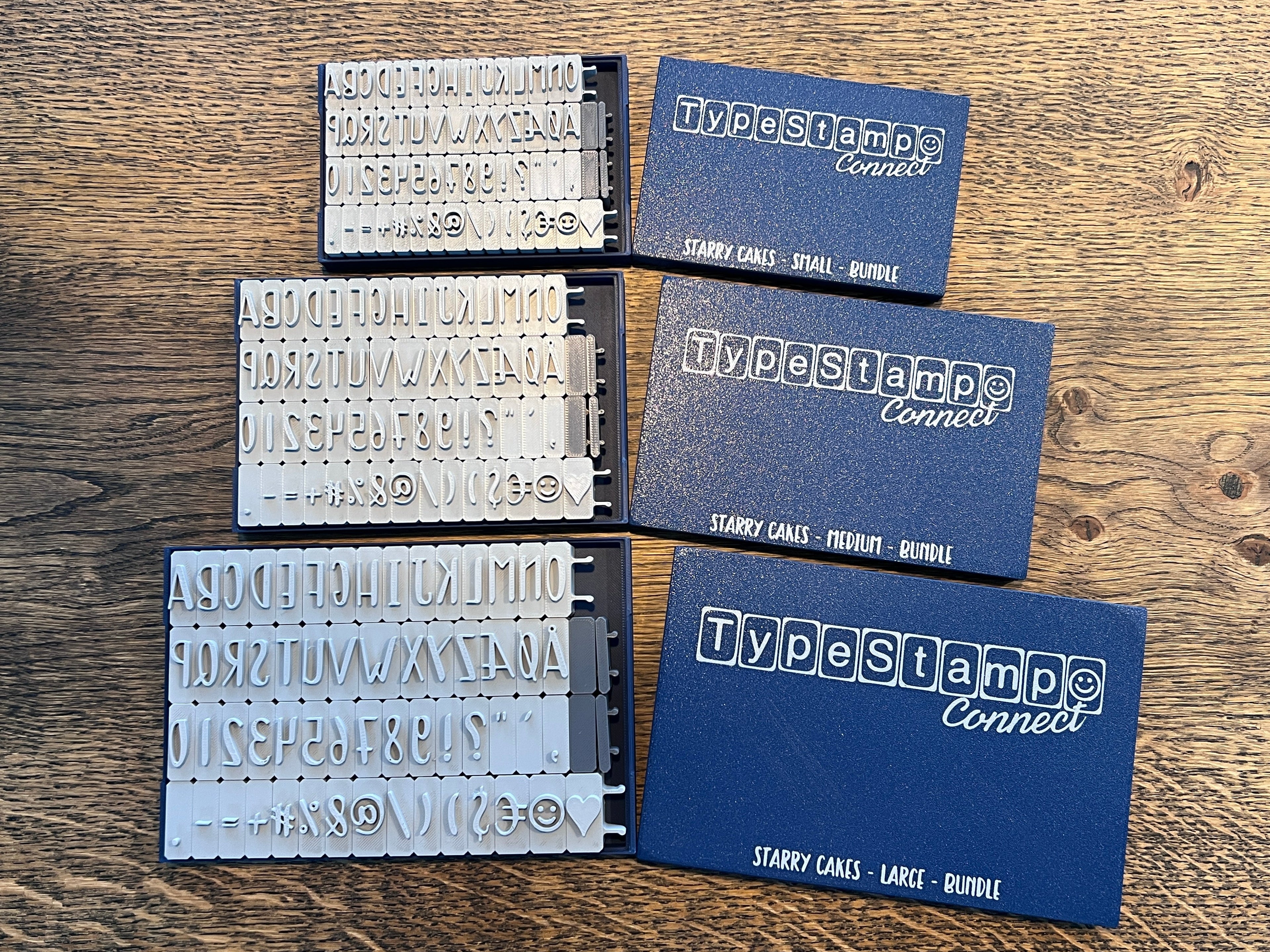 TypeStamp Connect bogstavstempler - Starry Cakes