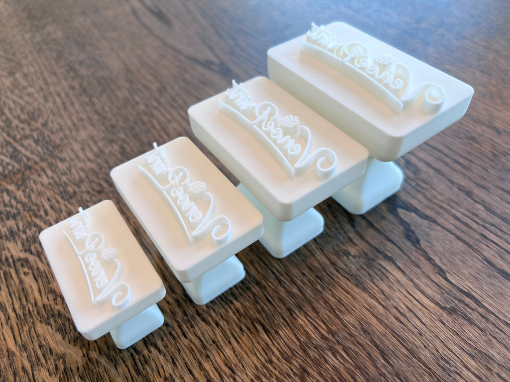 Personligt logostempel til ler
