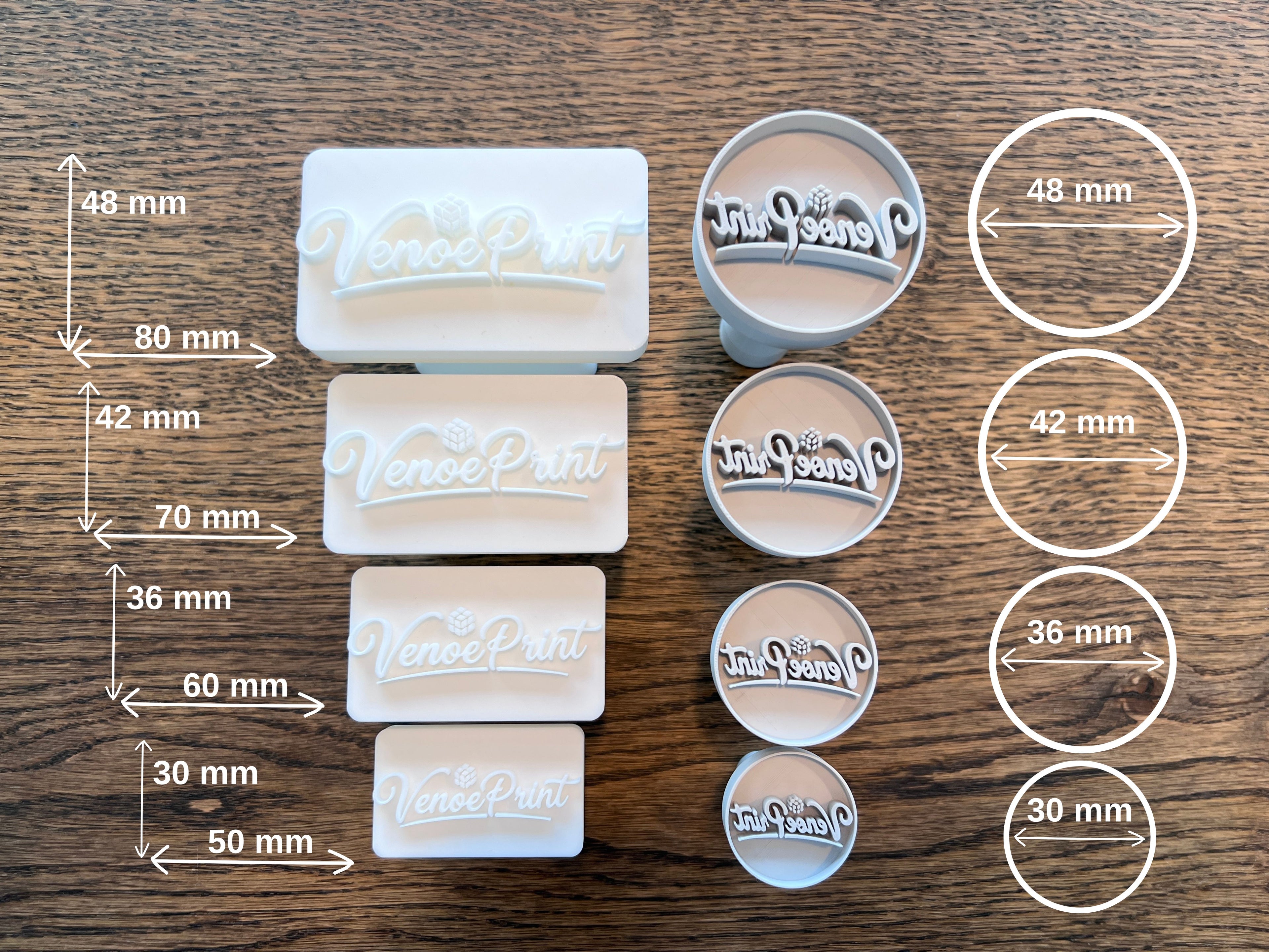 Personligt logostempel til ler