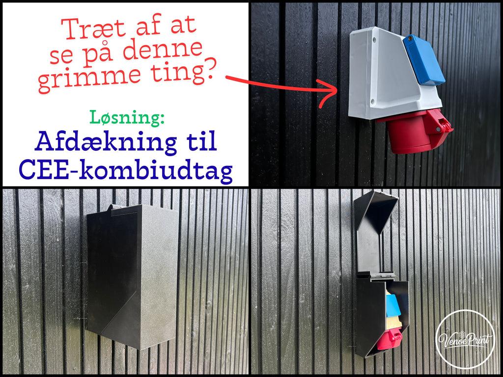 Afdækning til CEE-kombiudtag