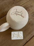 Personligt logostempel til ler