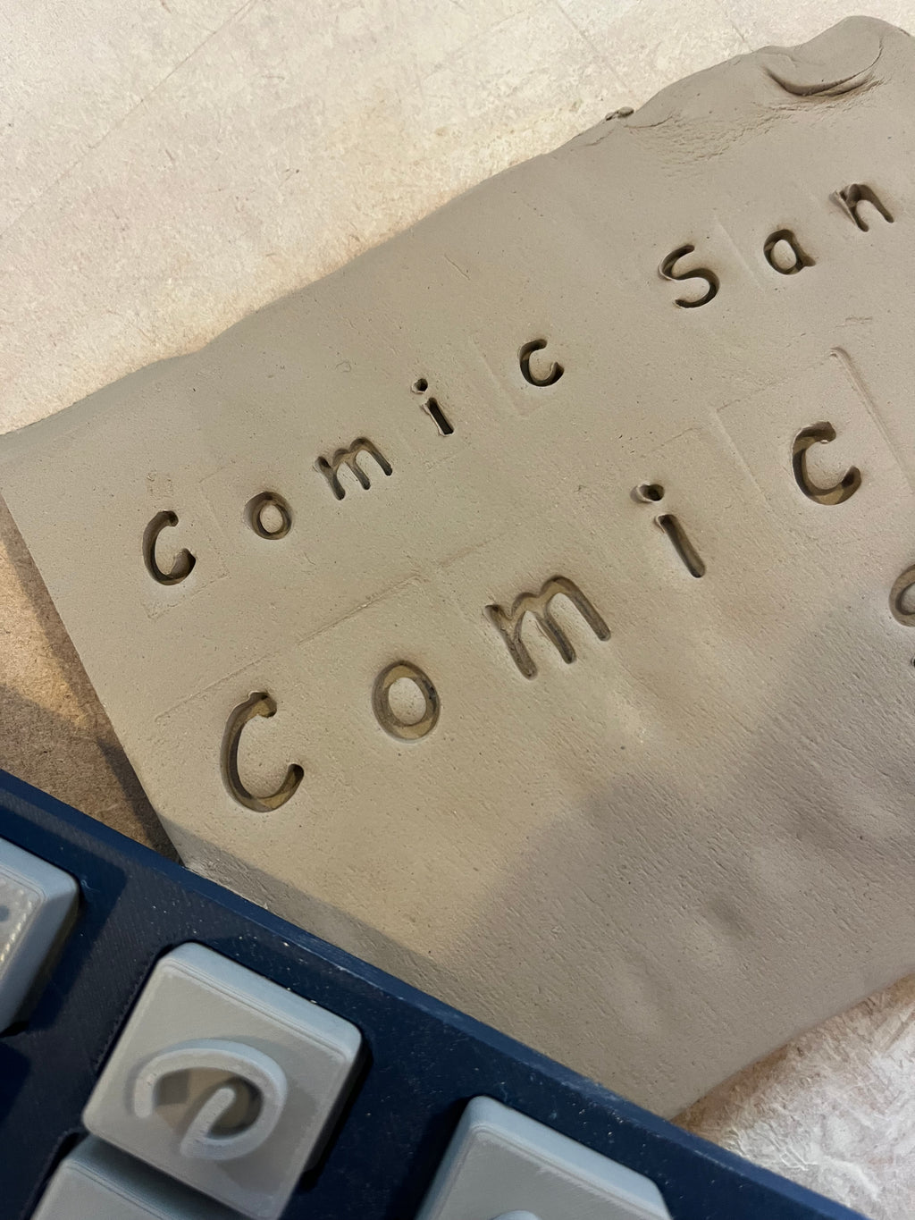 TypeStamp bogstavstempler - Comic Sans