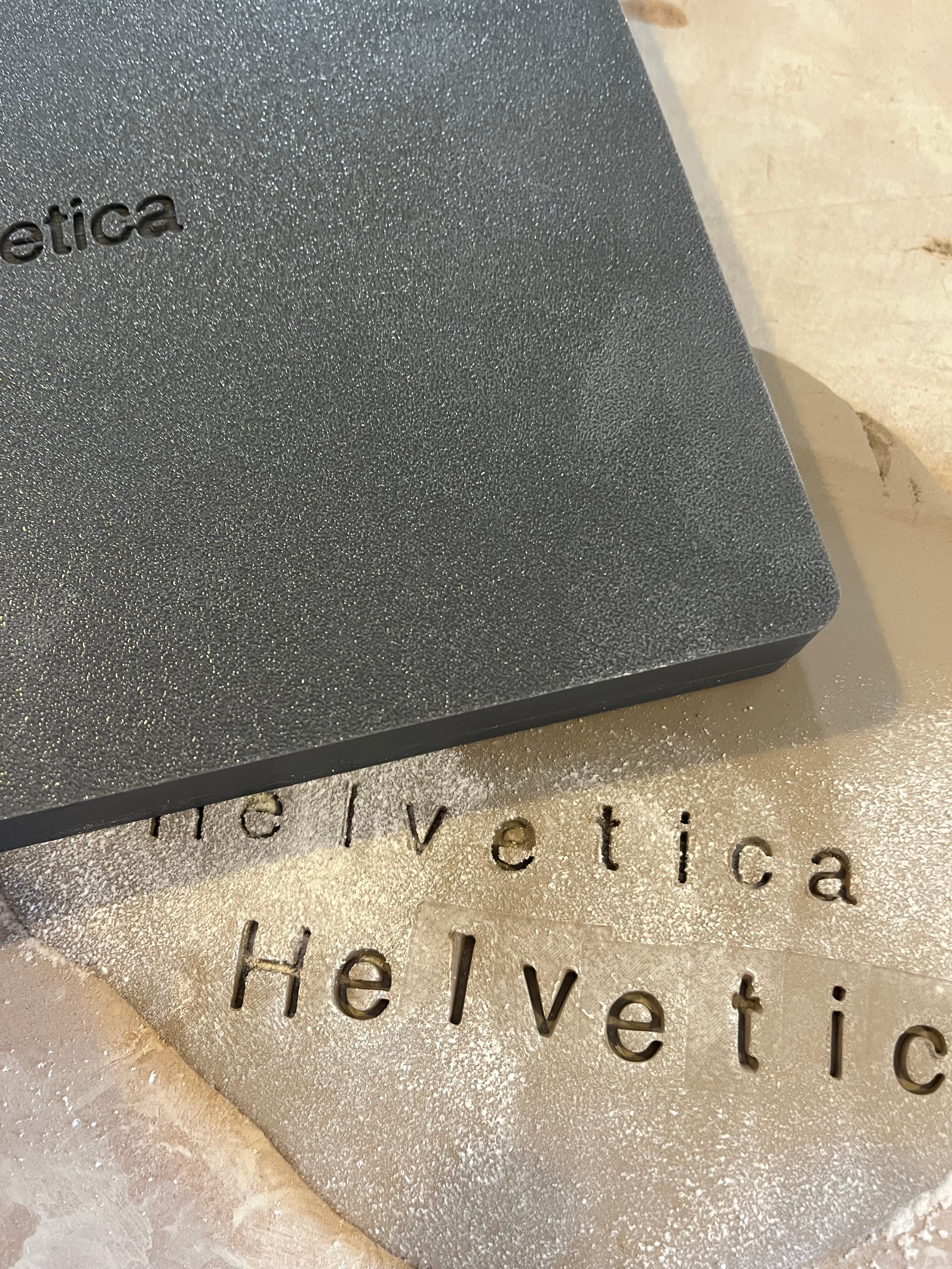 TypeStamp bogstavstempler - Helvetica