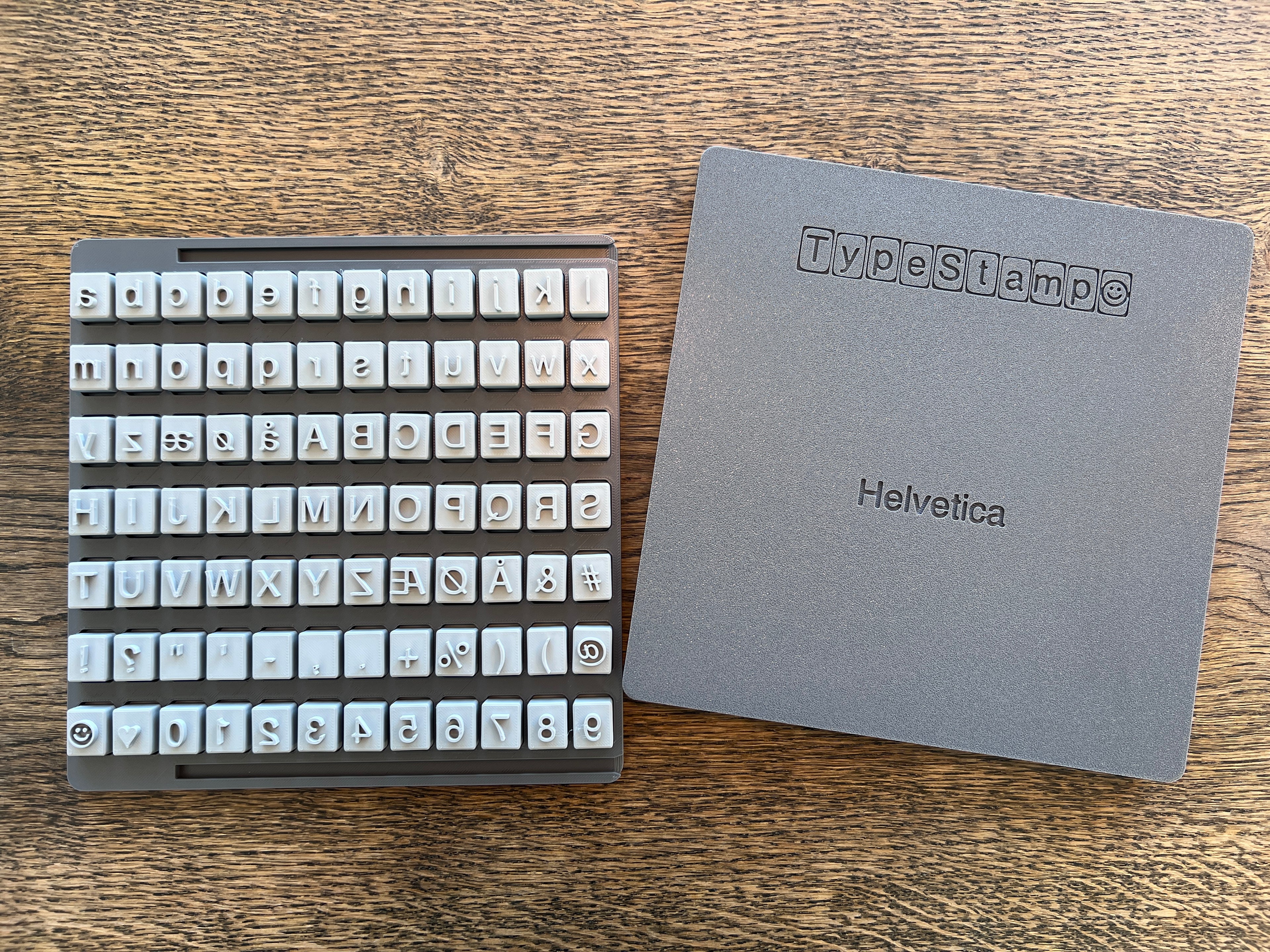 TypeStamp bogstavstempler - Helvetica