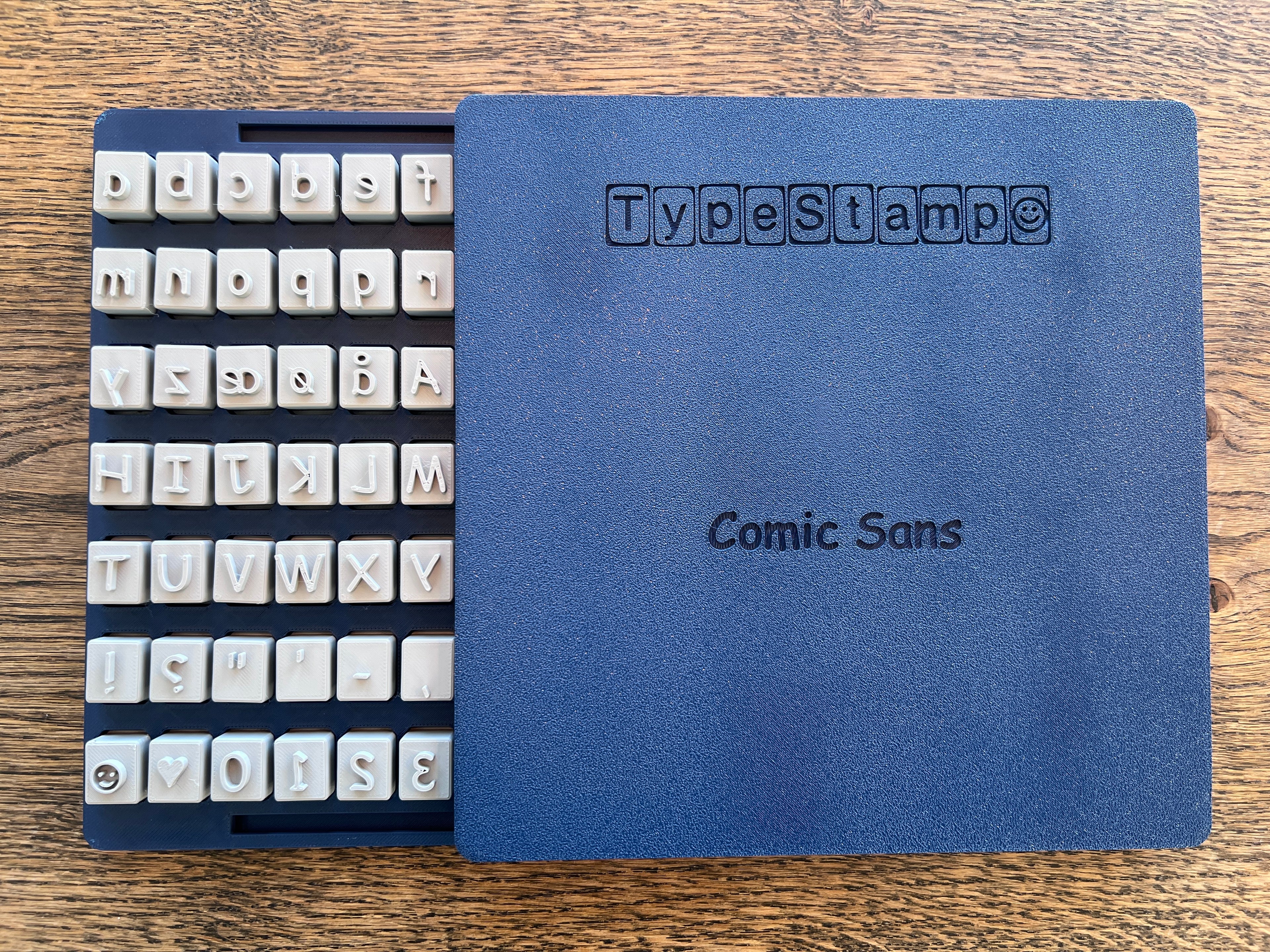 TypeStamp bogstavstempler - Comic Sans