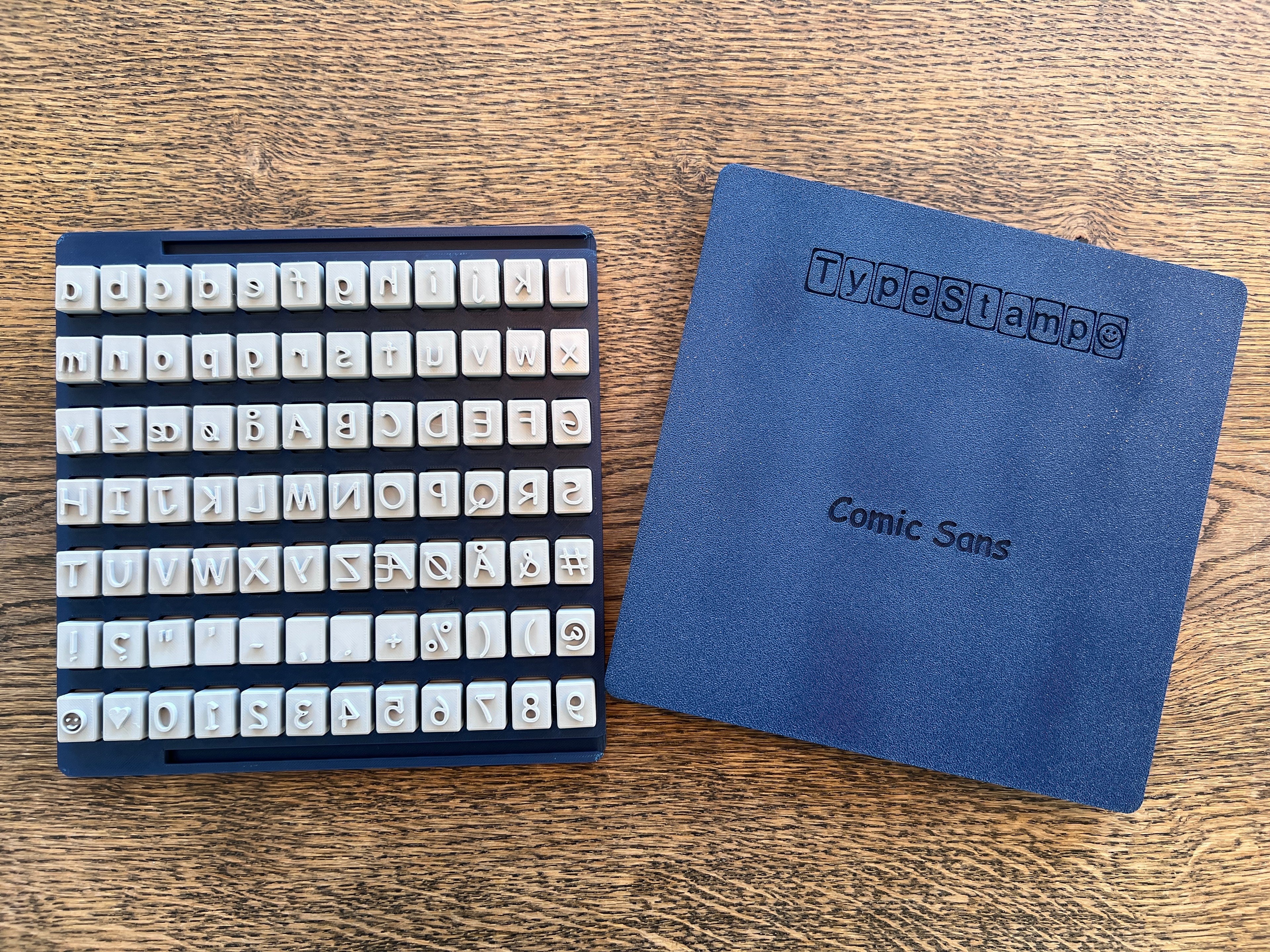 TypeStamp bogstavstempler - Comic Sans