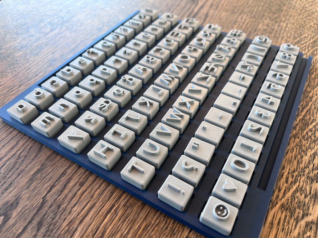 TypeStamp bogstavstempler - Comic Sans