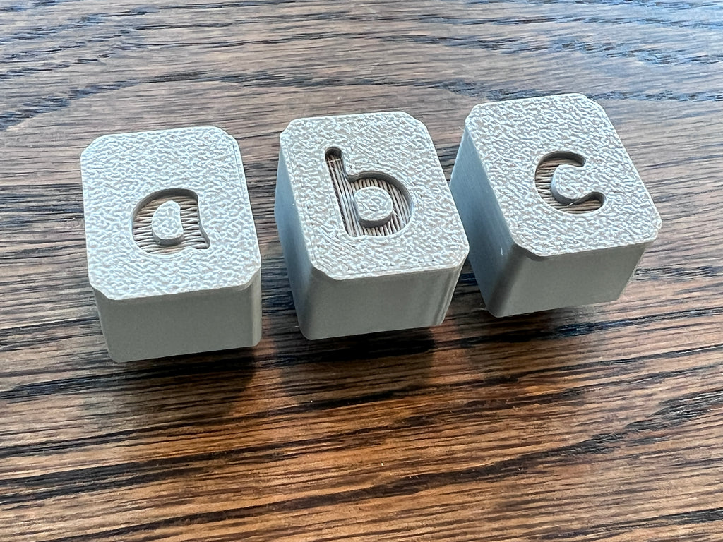 TypeStamp bogstavstempler - Comic Sans