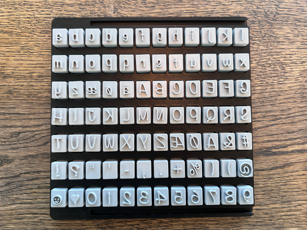 TypeStamp bogstavstempler - Noteworthy