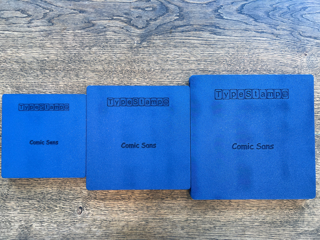 TypeStamp bogstavstempler - Comic Sans