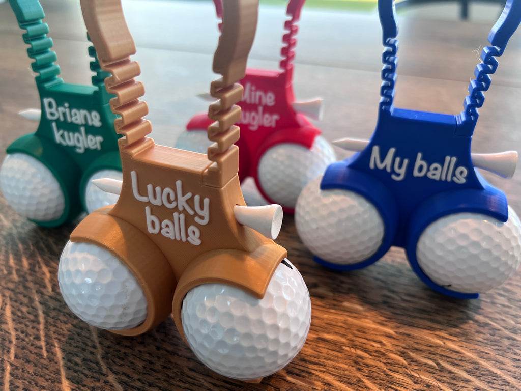 My Balls – den sjove golfboldeholder (med mulighed for egen tekst)